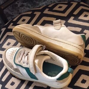 Oshkosh Bgosh White and Teal Sneakers